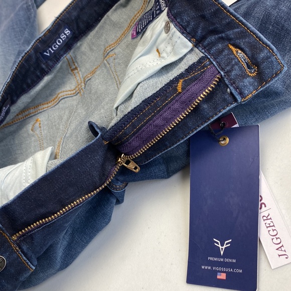 Nwt Vigoss Jagger Super Skinny Distress Jeans, 33x28 - Picture 15 of 15